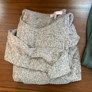 Grey long sleeve lightweight T-shirt